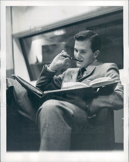 1957 Singer Actor Pat Boone Press Photo - Historic Images