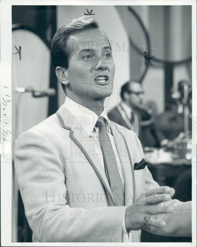 1966 Singer Actor Pat Boone Press Photo - Historic Images