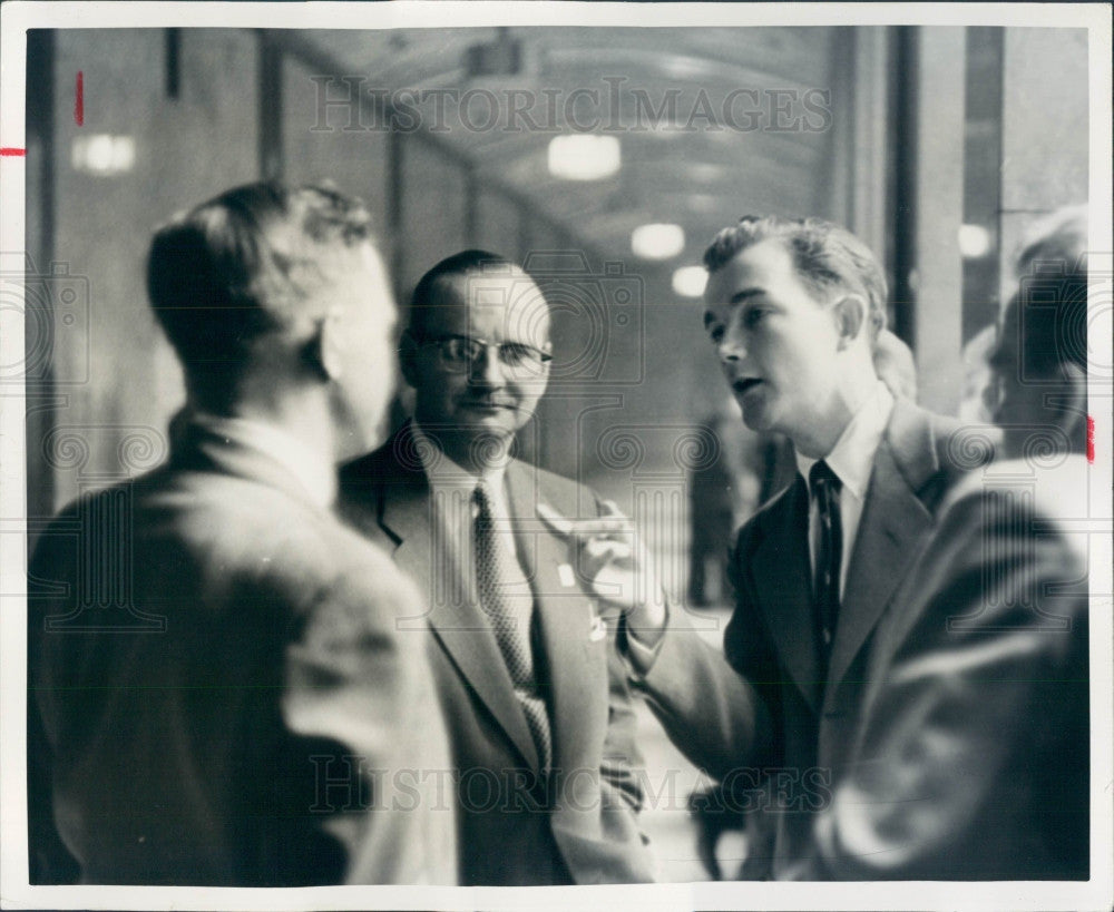 1953 Detroit Communist Inquiry Press Photo - Historic Images