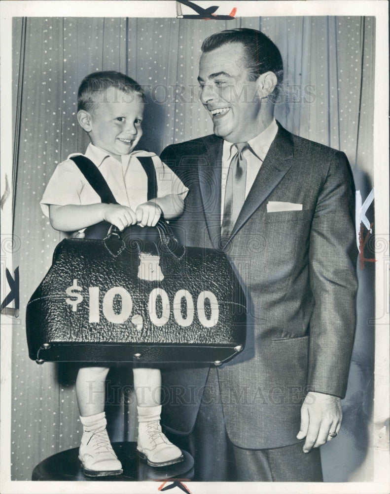 1958 Announcer George Fenneman Press Photo - Historic Images
