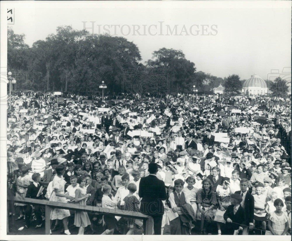 1934 Detroit Lutheran Conference Press Photo - Historic Images