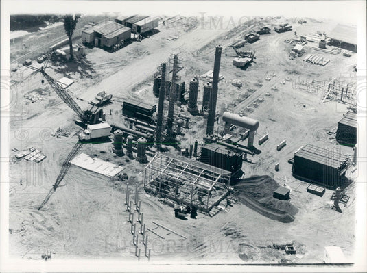 1973 Kalkaska MI Consumers Power Plant Press Photo - Historic Images
