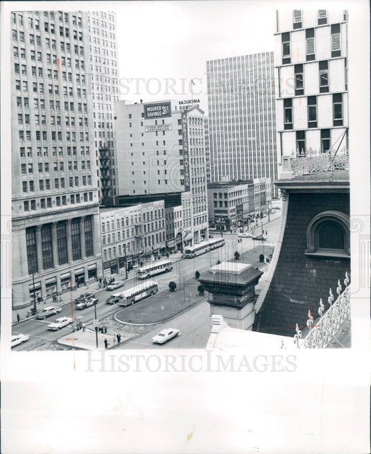1960 Detroit Woodward Avenue Press Photo - Historic Images
