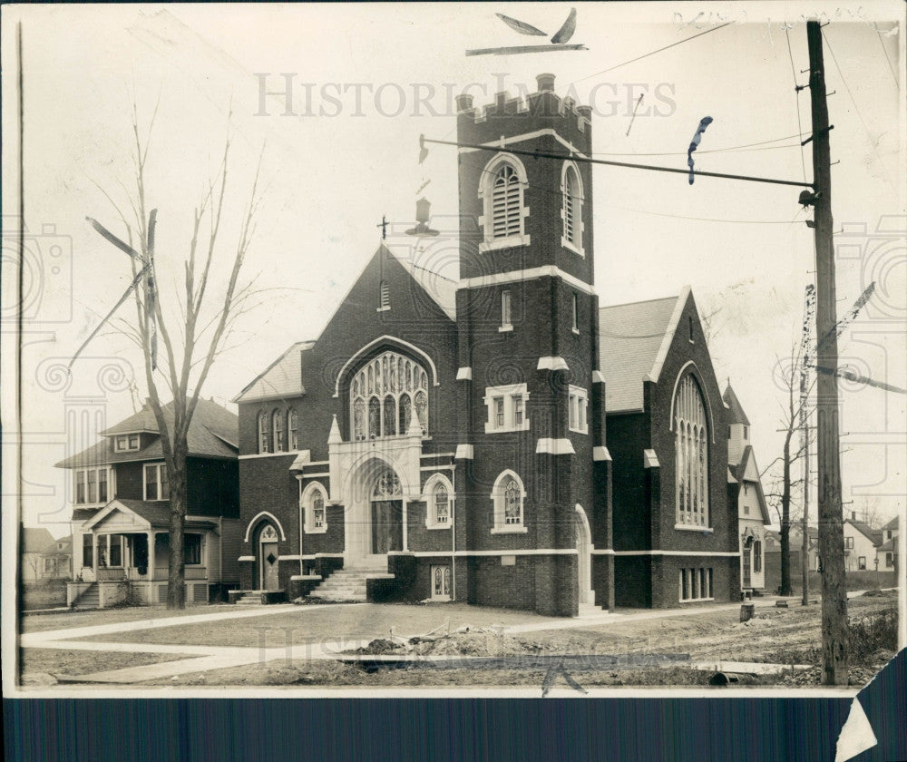 Pre-1919 Detroit German Evangel Bethania Press Photo - Historic Images