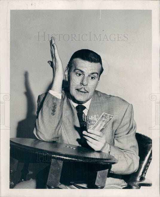 1952 Actor Billy De Wolfe Press Photo - Historic Images
