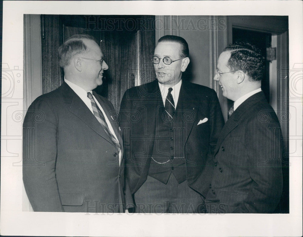 1936 Michigan Governor Frank Fitzgerald Press Photo - Historic Images