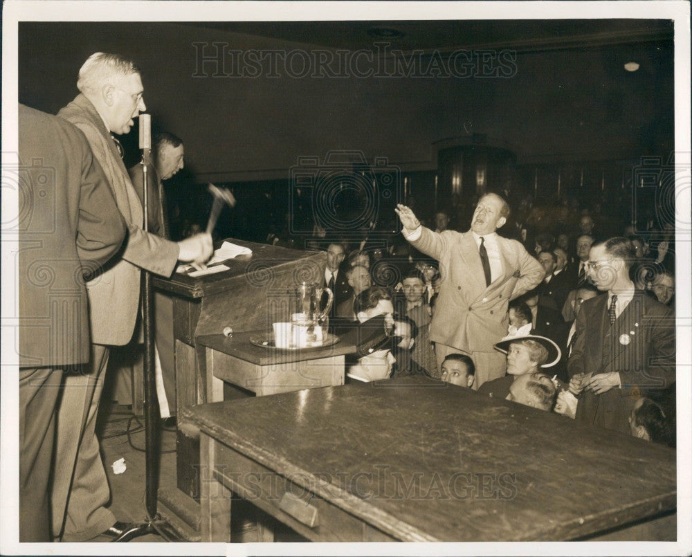 1940 MI GOP Wayne Count Convention Press Photo - Historic Images