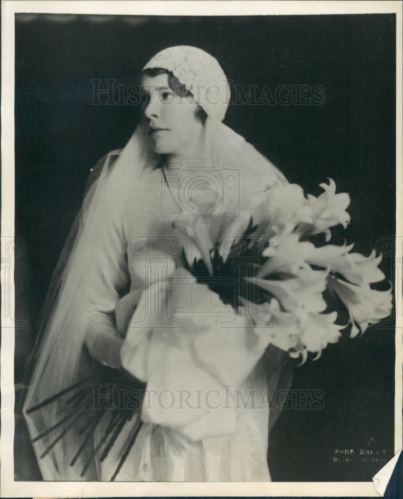 1929 John Coolidge Wife Florence Trumbull Press Photo - Historic Images