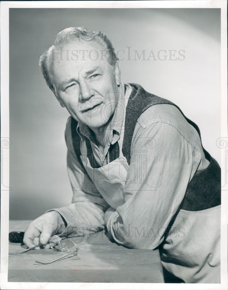 1954 Actor Charles Ruggles Press Photo - Historic Images