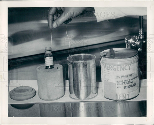 1949 Detroit Institute of Cancer Research Press Photo - Historic Images