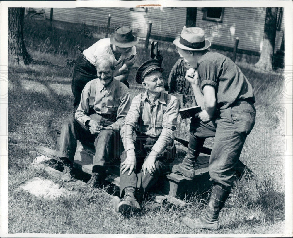 1940 Chippewa County MI Dolomite Deposit Press Photo - Historic Images