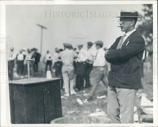 1923 Detroit News Publisher William Scripps Press Photo - Historic Images