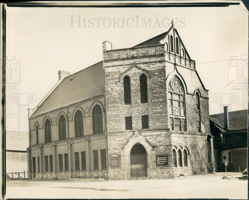 1931 Detroit Immanuel M.E. Church Press Photo - Historic Images