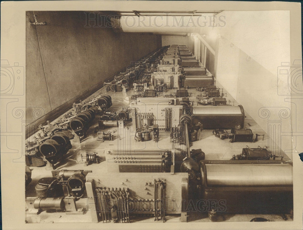1931 Detroit News Press Control Room Press Photo - Historic Images