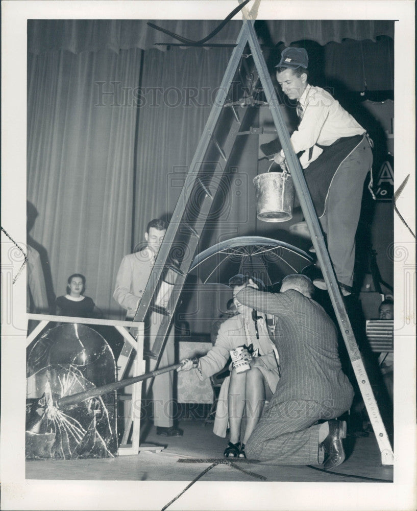 1946 Detroit News Radio Program Coffee Club Press Photo - Historic Images