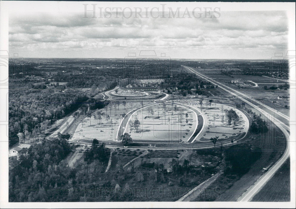 1967 MI Oakland Community College Aerial Press Photo - Historic Images