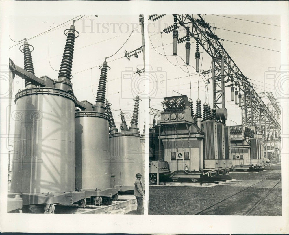 1935 Germany Hydro Plant Press Photo - Historic Images