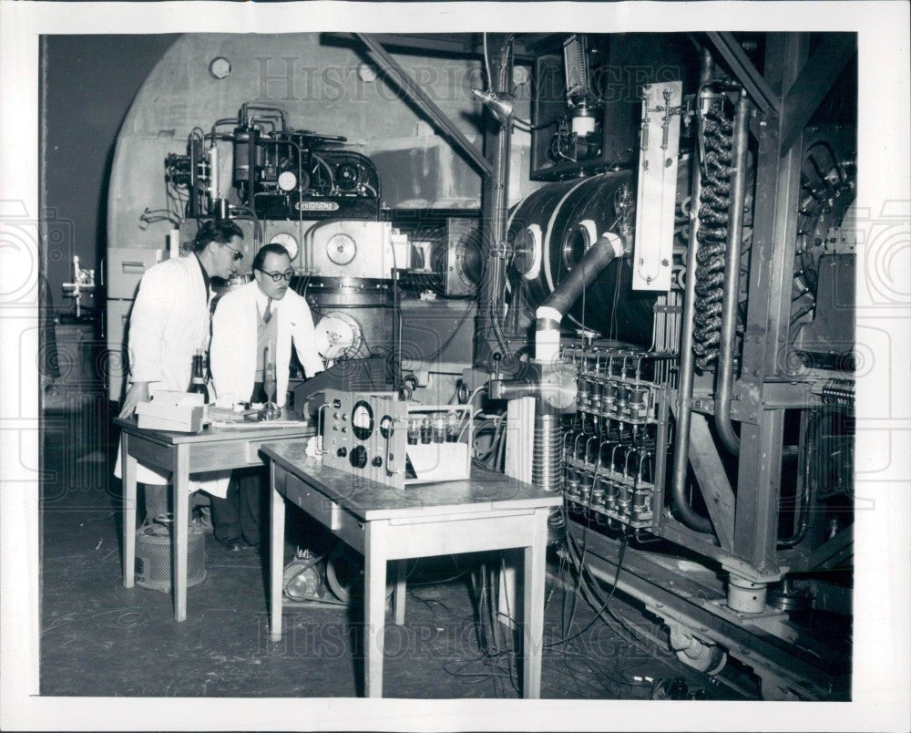 1954 France Atomic Plant Press Photo - Historic Images