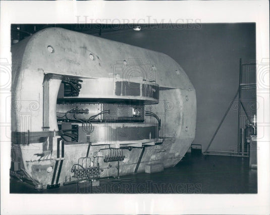 1954 France Atomic Plant Press Photo - Historic Images