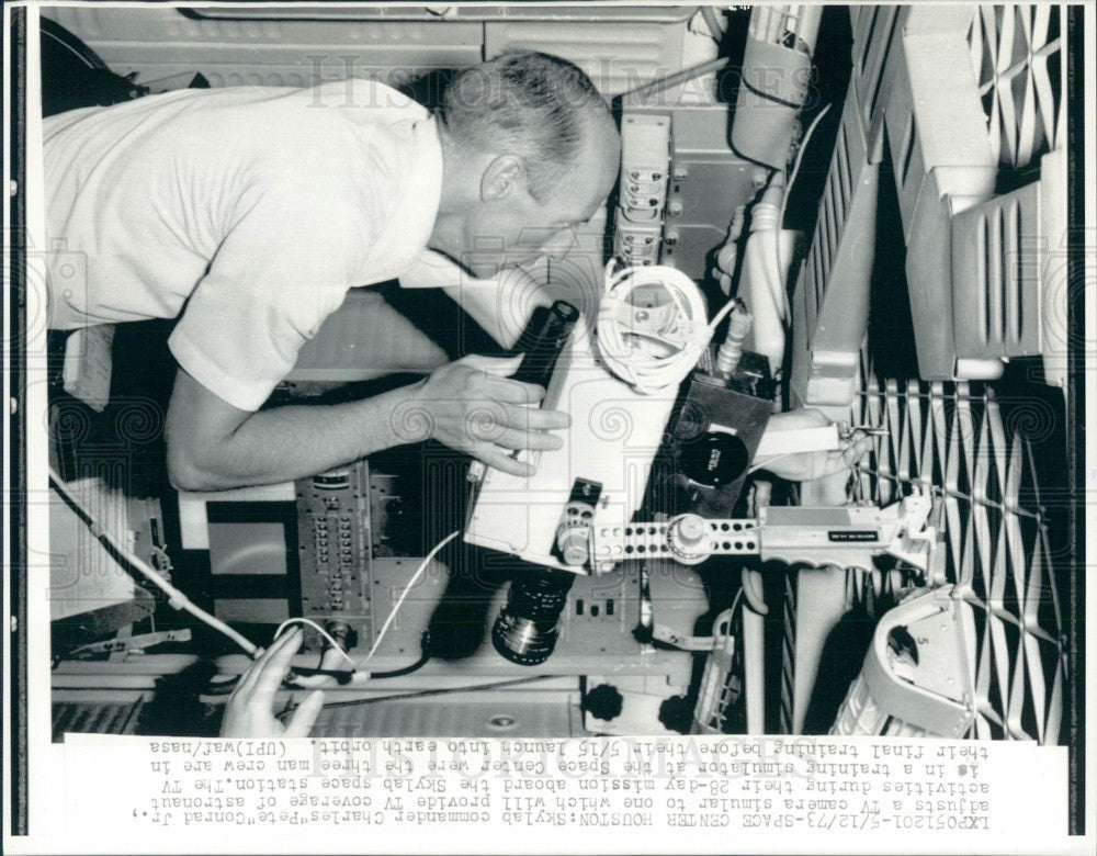 1973 Astronaut Charles Conrad US Pres Johnson Photo - Historic Images