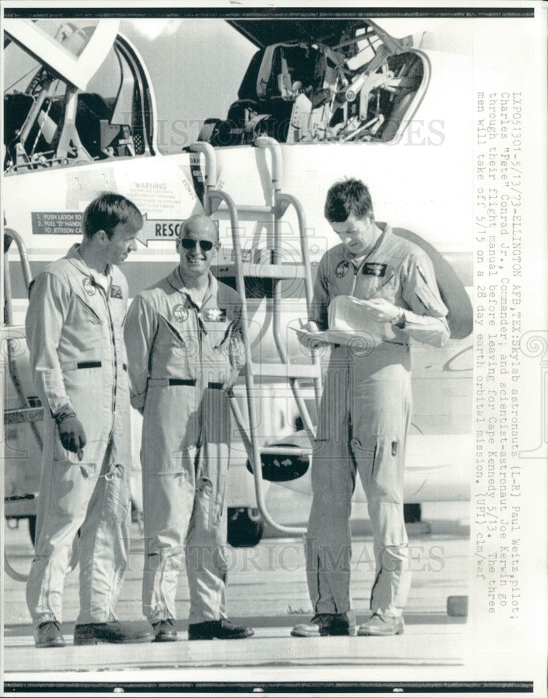 1973 Astronauts Weitz/Conrad/Kerwin Press Photo - Historic Images