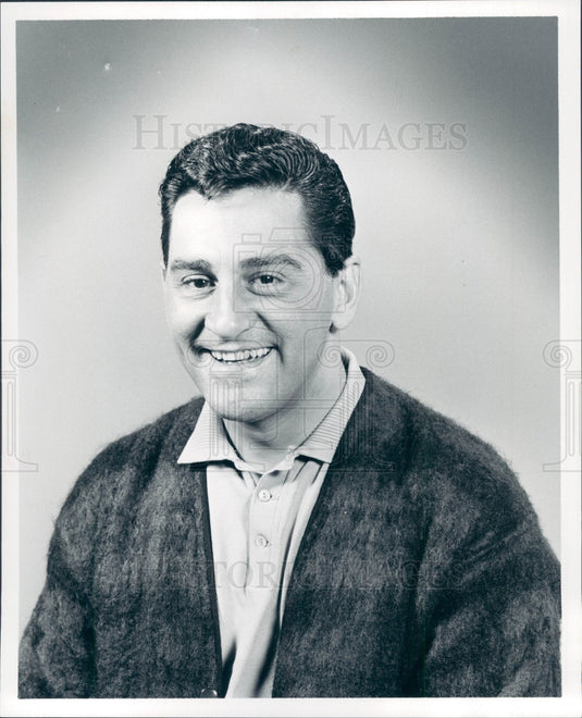 1963 Comedian Charlie Mauna Press Photo - Historic Images