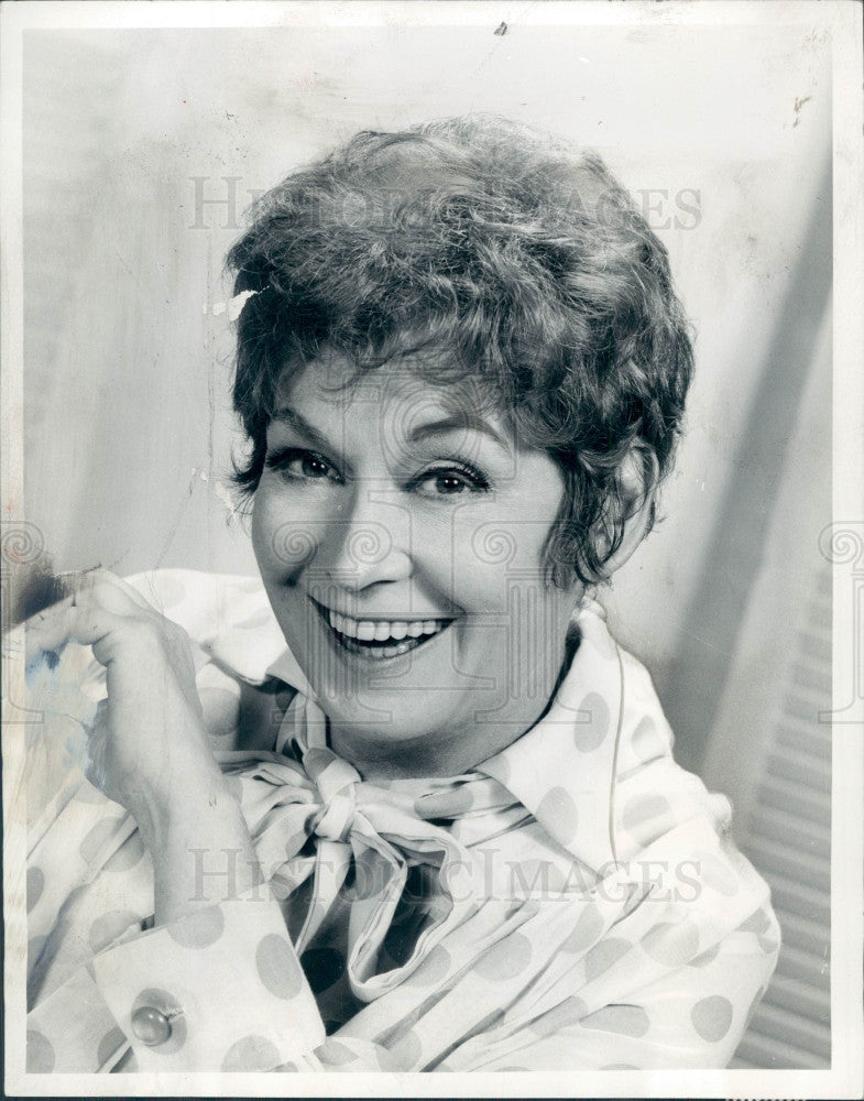 1969 Actress Kay Medford Press Photo - Historic Images