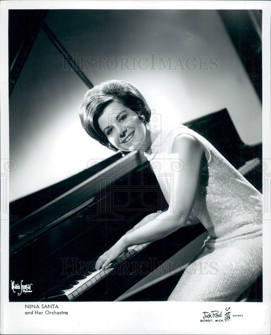 1969 Entertainer Nina Santa Press Photo - Historic Images