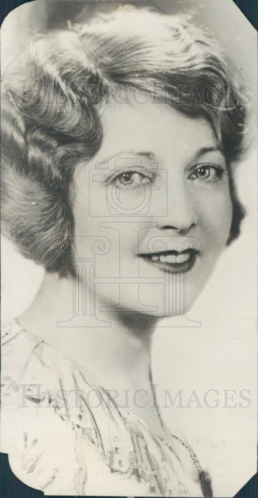 1931 Singer Julia Sanderson Press Photo - Historic Images