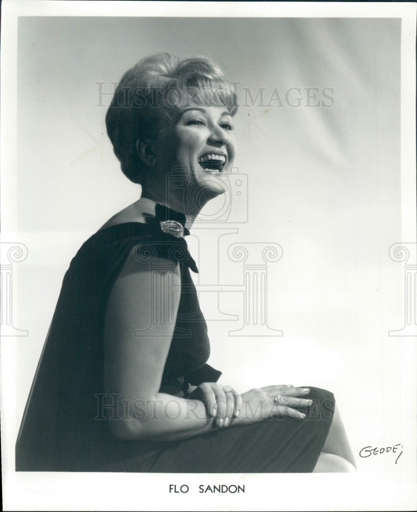 1965 Singer Flo Sandon Press Photo - Historic Images