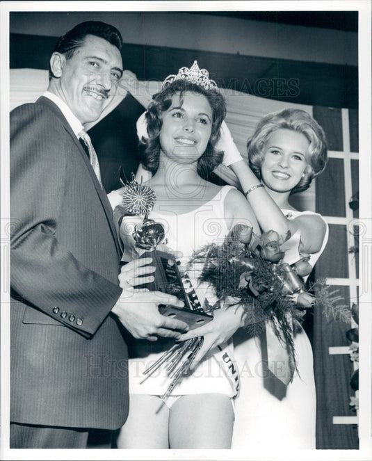 1963 Miss Michigan Pamela Sands Press Photo - Historic Images