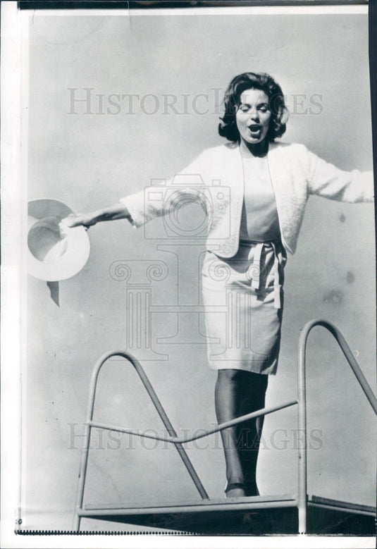 1963 Miss Michigan Pamela Sands Press Photo - Historic Images
