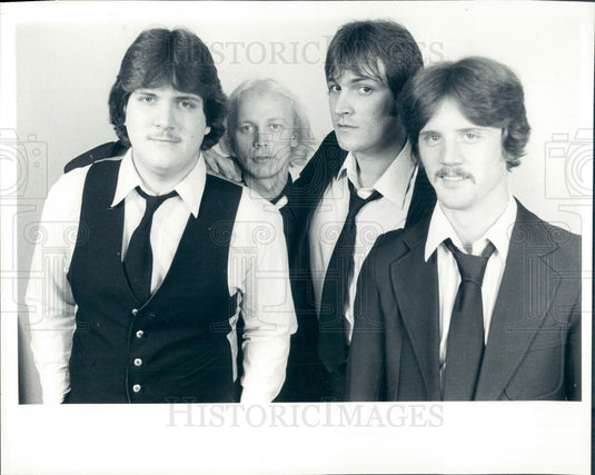 1981 Rock Group Straight Up Press Photo - Historic Images