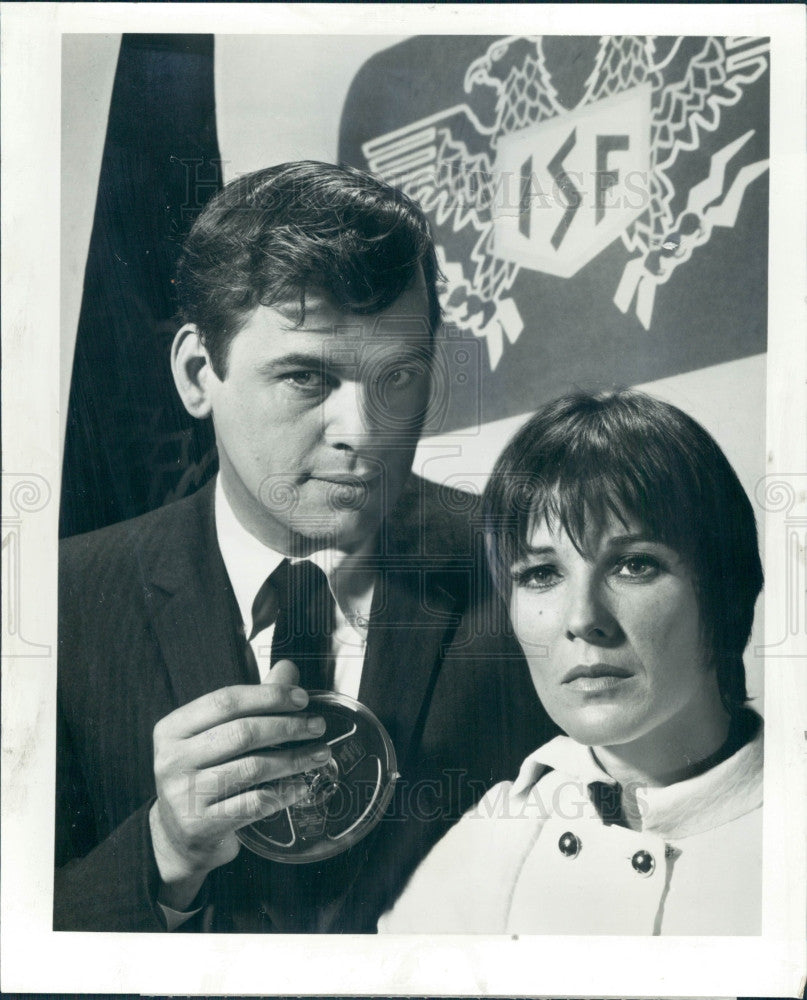1969 Actors Marc Strange &amp; Janice Rule Press Photo - Historic Images