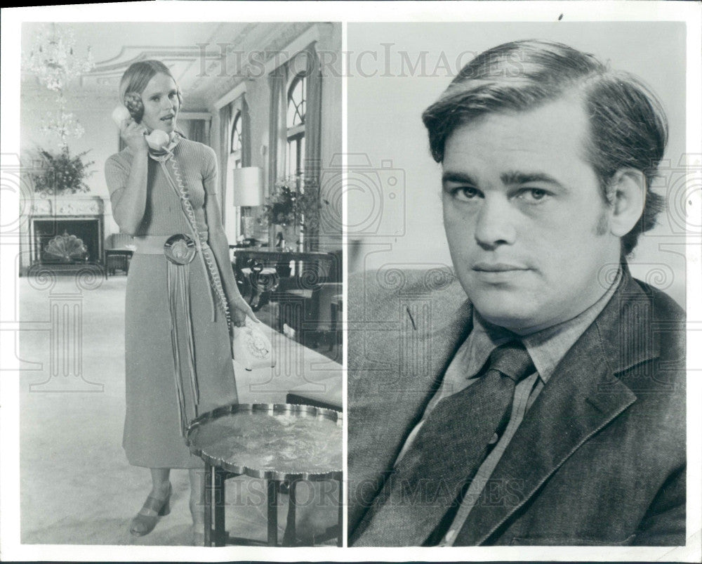 1971 Actors Susan Hogan & Marc Strange Press Photo - Historic Images