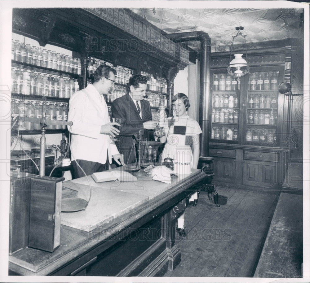 1960 Detroit MI Drug Store Opening  Press Photo - Historic Images