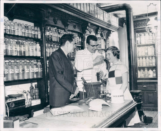 1960 Detroit MI Drug Store Opening  Press Photo - Historic Images