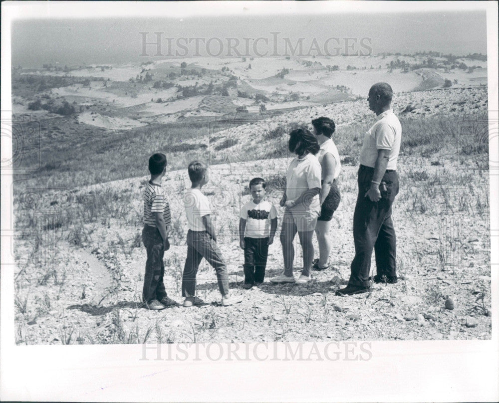 1966 Sand Dunes Michigan Press Photo - Historic Images