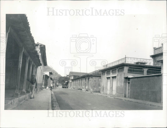 1934 La Libertad Salvador Main Street Press Photo - Historic Images