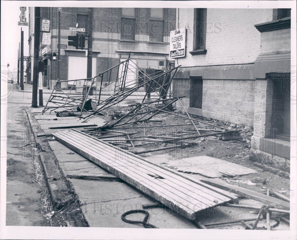 1959 Detroit MI Lafayette &amp; Third Press Photo - Historic Images