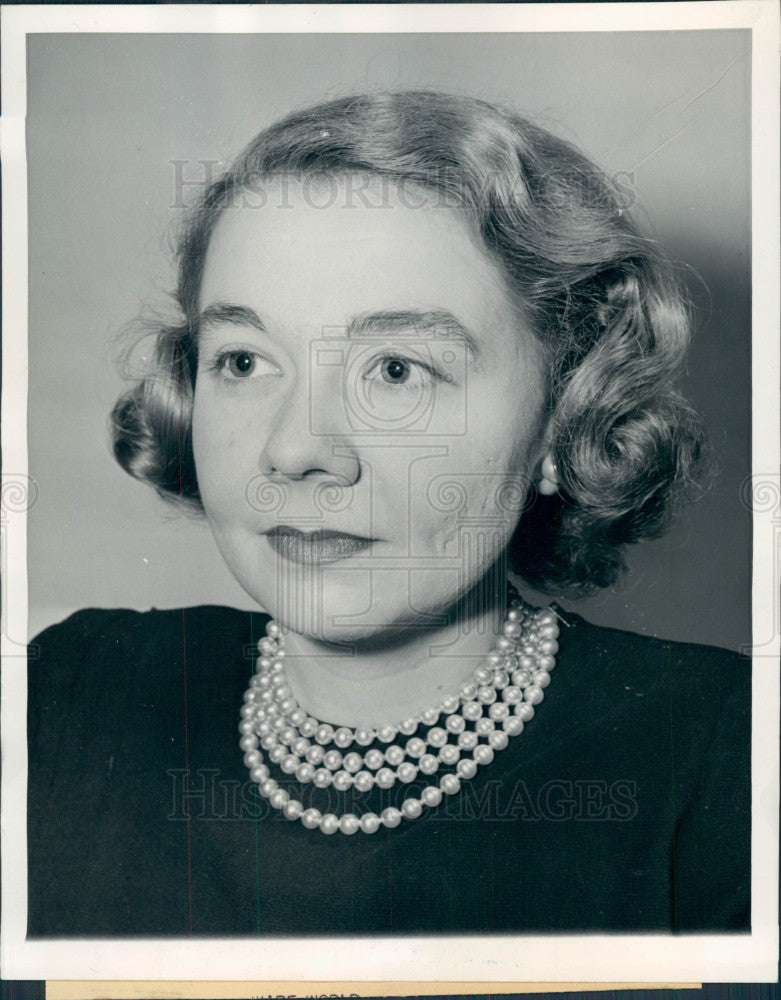 1944 Journalist Jean Meegan Press Photo - Historic Images