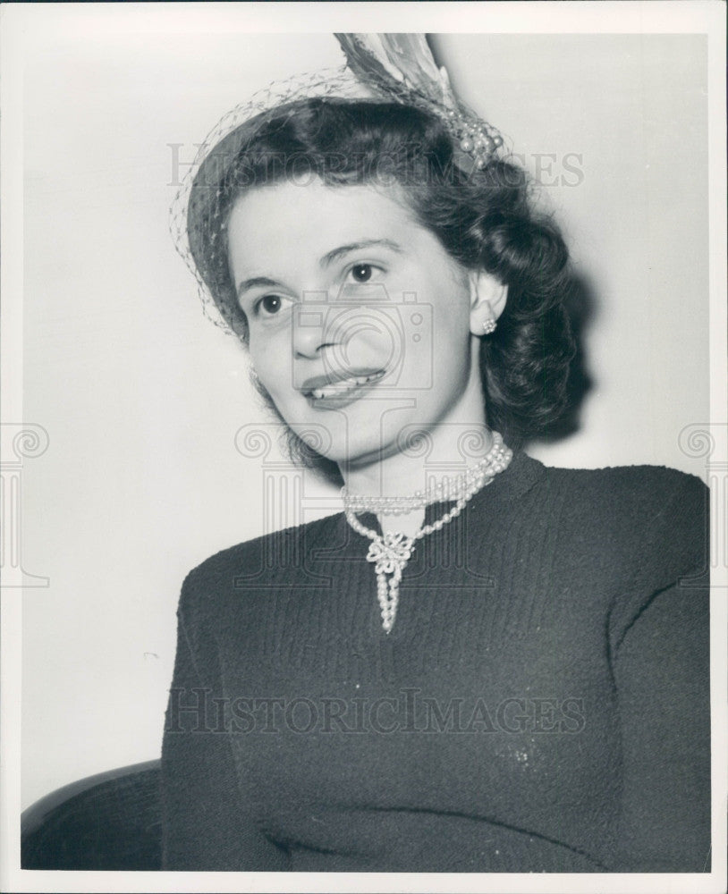 1950 Traverse Cty MI Cherry Queen Ann Mauer Press Photo - Historic Images