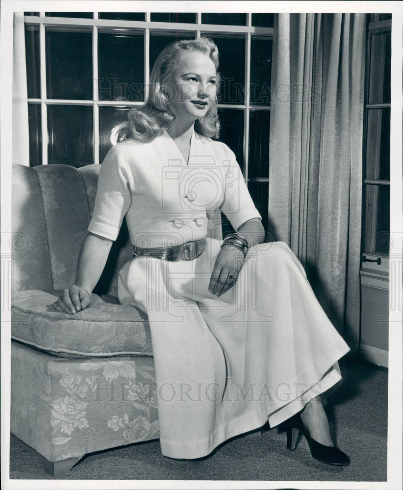 1953 Model Connie Mavis Press Photo - Historic Images