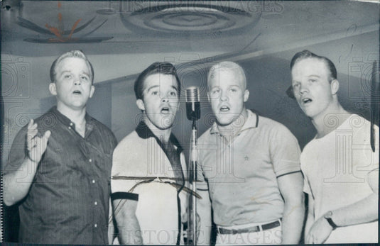 1959 Crosby Brothers Singing Group Press Photo - Historic Images