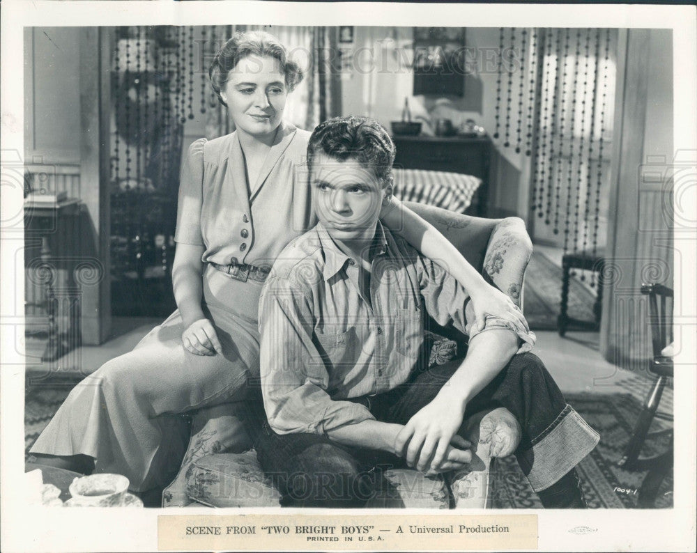 1939 Actors Dorothy Peterson/Jackie Cooper Press Photo - Historic Images