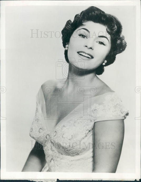 1954 Opera Soprano Roberta Peters Press Photo - Historic Images