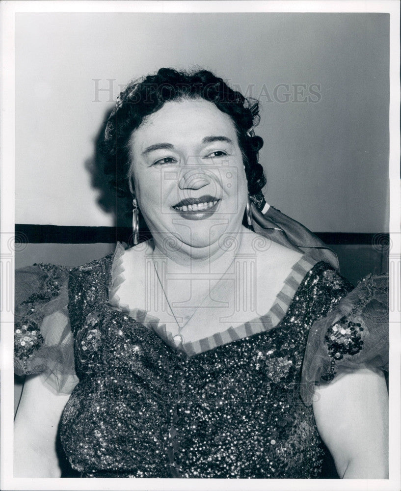 1955 Singer Gertrude Gellert Press Photo - Historic Images