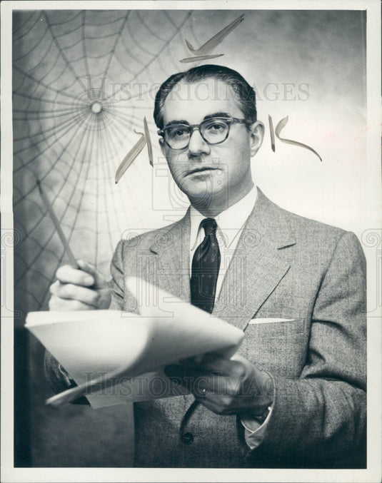 1953 Producer/Director Herbert Hirschman Press Photo - Historic Images