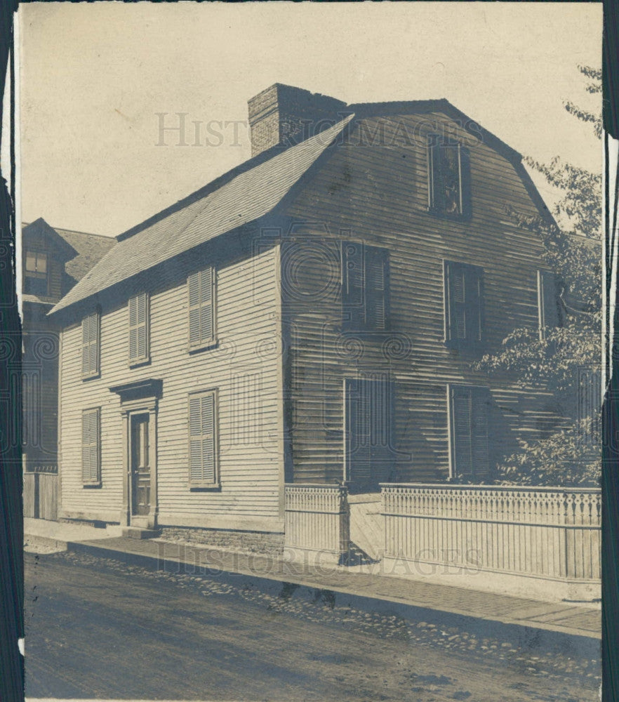 1919 Author Nathaniel Hawthorne Home Press Photo - Historic Images