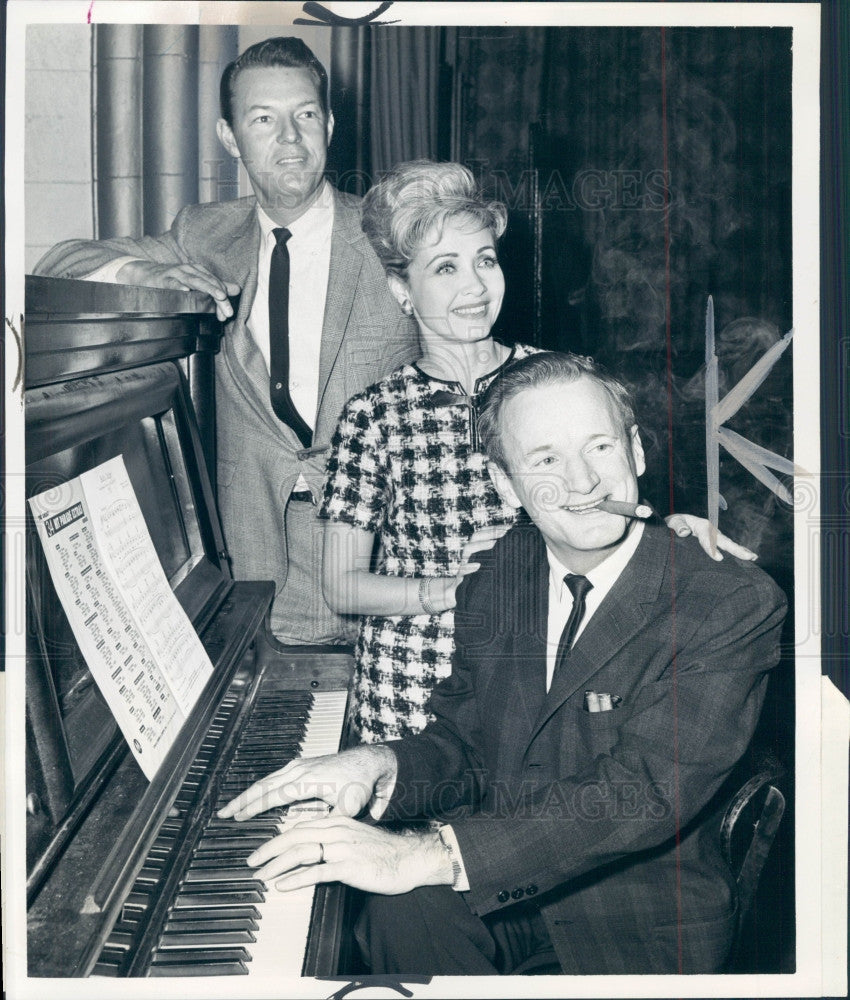 1965 Singers Jane Powel &amp; Jack Haskell Press Photo - Historic Images